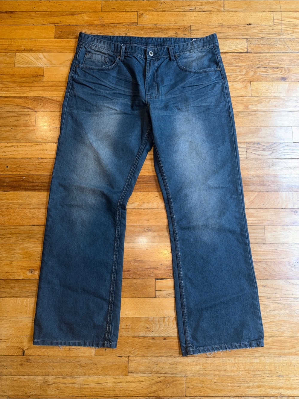 Buffalo David Bitton Men's Bootcut Medium Dark Blue Jeans